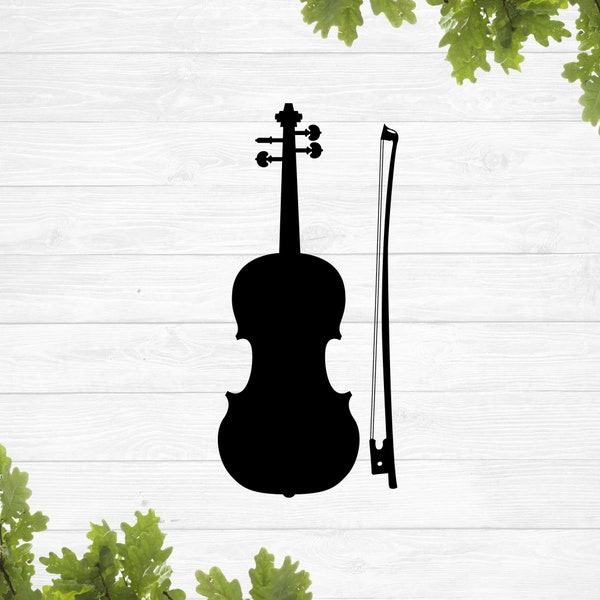 SVG, violin svg #4, musical instrument svg, violin icon svg, violin png, music svg, vinyl stencil, cricut silhouette, sublimation design