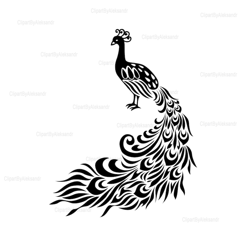 Download Peacock svg peacock mandala svg bird svg cut files | Etsy