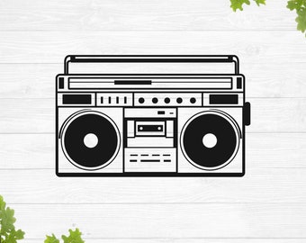 Radio svg, Boombox radio svg