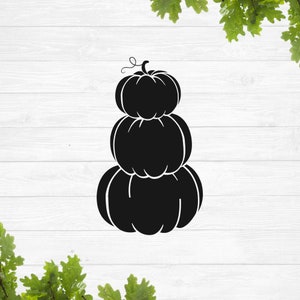 Stacked Pumpkins Svg Pumpkin Stack Svg Halloween Decor - Etsy