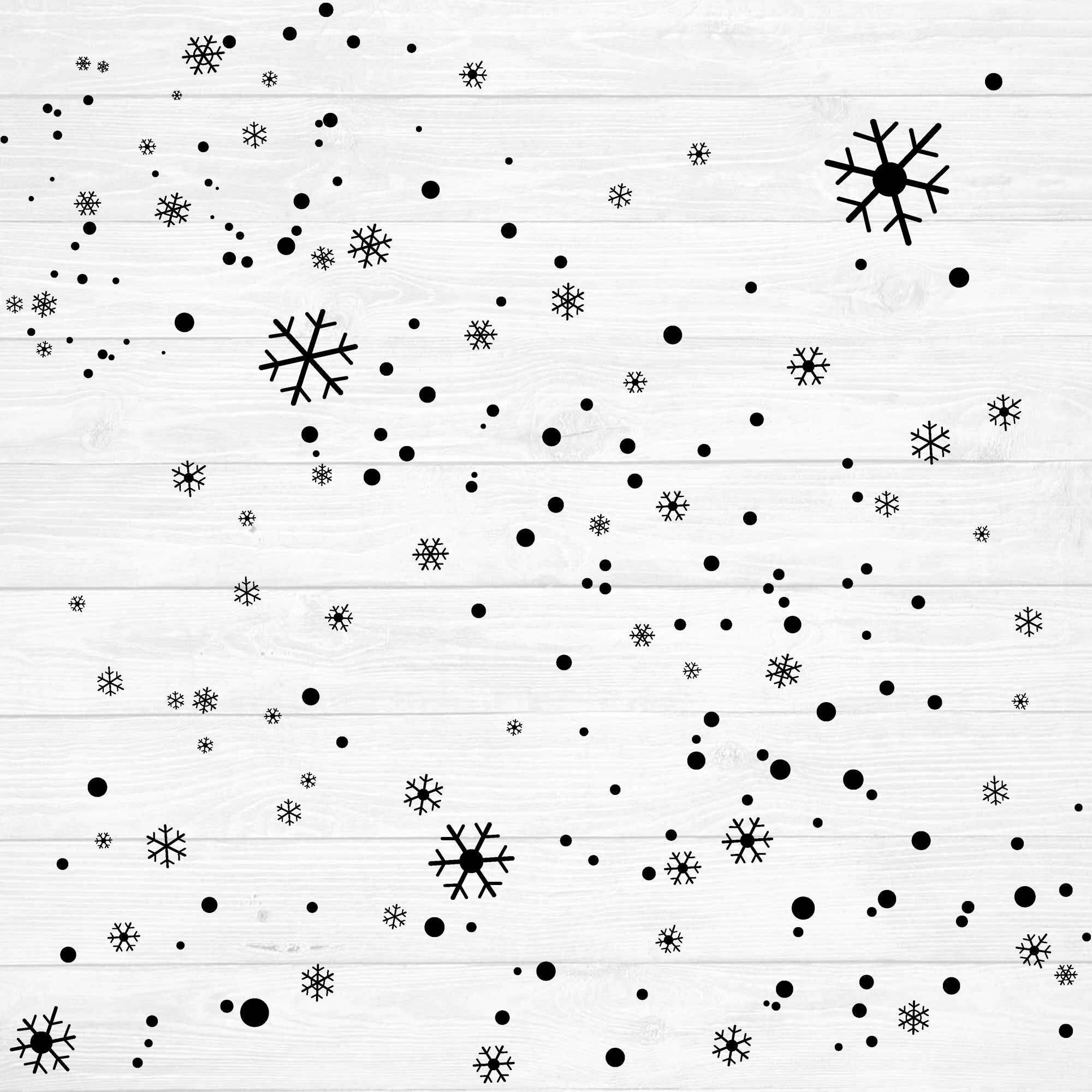 Falling Snowflakes Svg, Falling Snow Pattern Svg, Winter Pattern Png ...