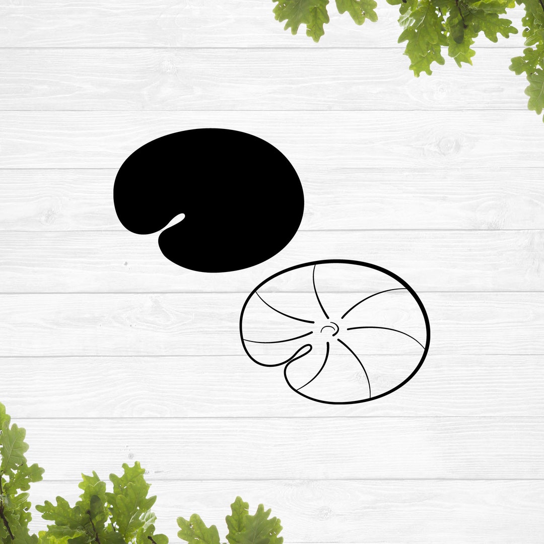 Lily Pad Svg Etsy