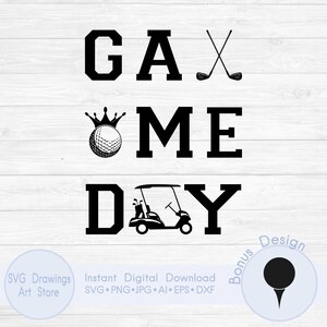 Svg golf le jour du match, svg papa golfeur, svg chemise le jour du match, svg ambiance golf, saison de golf svg, svg golfeur