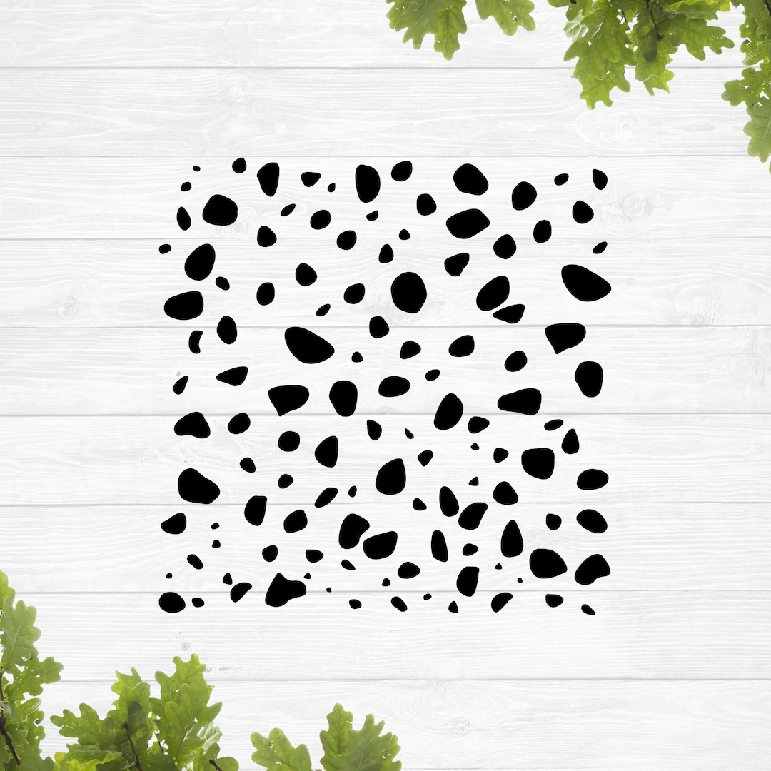 Dalmatian Spots Svg File Dalmatian Print Svg File for Cricut Dalmatian