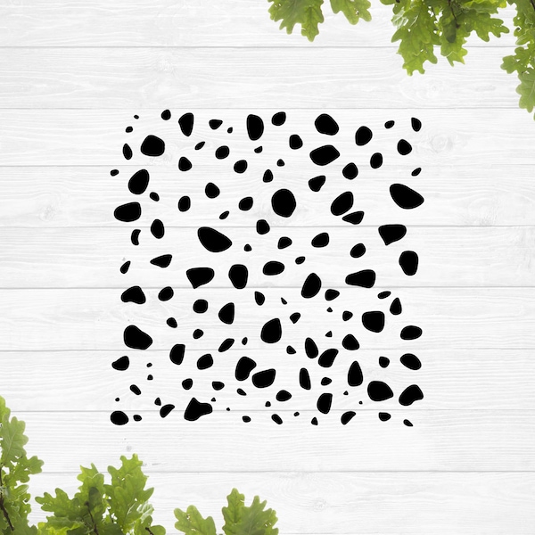 Dalmatian spots svg file Dalmatian print svg file for cricut Dalmatian spot pattern Dalmation print graphics Dalmatian seamless pattern