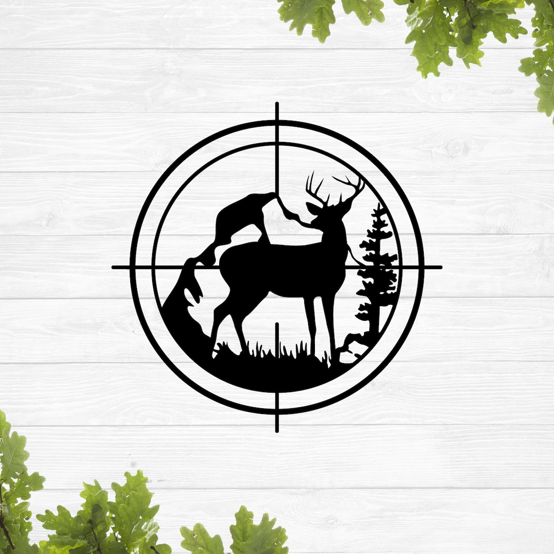 Deer in Crosshairs Svg Deer Hunting Svg - Etsy