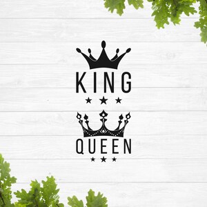 King svg, queen svg, king with a crown, queen&#39;s crown