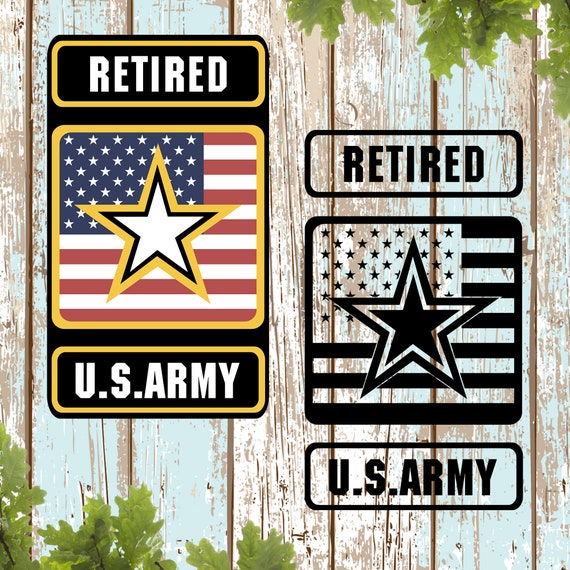 SVG retired svg us army svg united states army svg army | Etsy