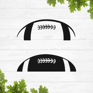 Half football svg, Football monogram svg, Football season svg