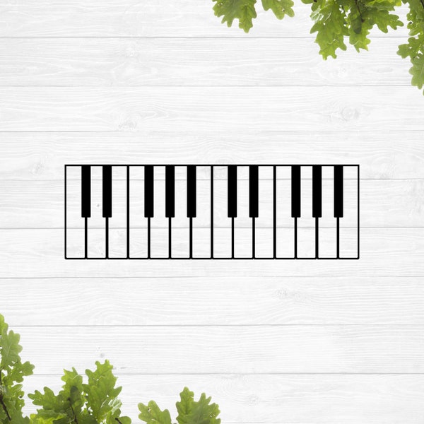 SVG, piano svg, piano keys svg, piano keyboard svg, piano key svg, vinyl stencil, cricut silhouette, cutting file