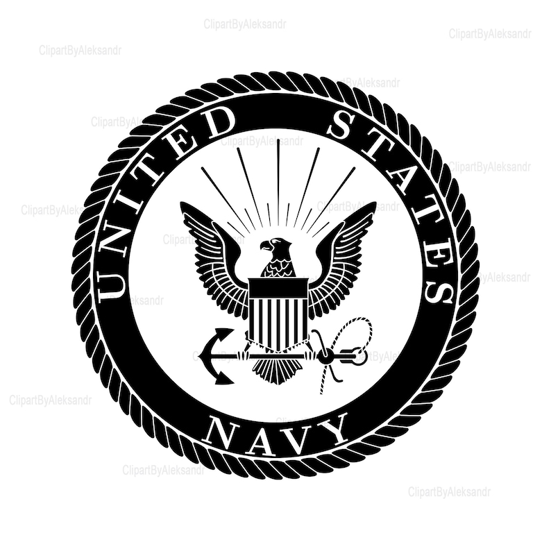 SVG us navy logo svg united states navy logo svg navy svg | Etsy