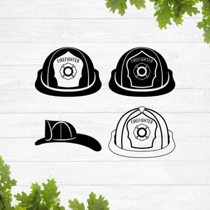 Fireman hat svg, firefighter hat svg, fireman helmet svg