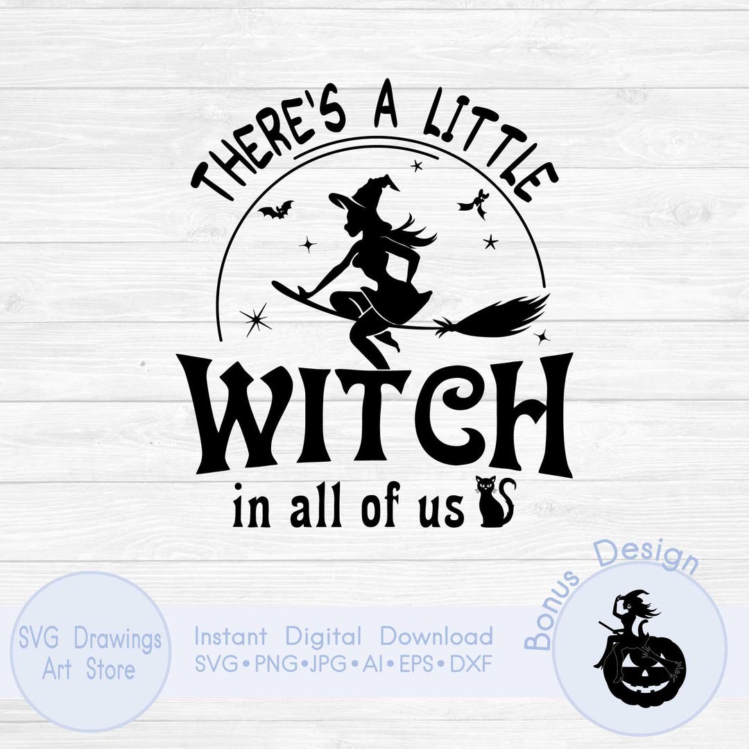 There is a Little Witch in All of Us Svg, Practical Magic Svg Design ...