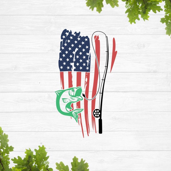 american flag with fishing pole SPEARFISHING WORLD for Boat Rod Holder US Flag : Sports & Outdoors and blue American fishing flag. Black and