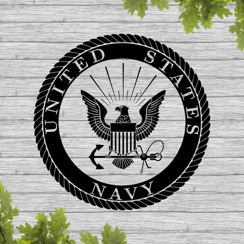 SVG us navy logo svg united states navy logo svg navy svg | Etsy