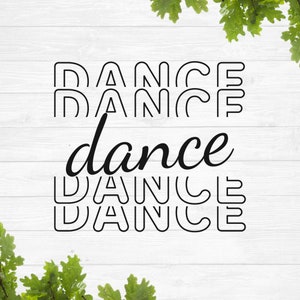 Danza svg, Diseño de camisa de bailarina, Danza mamá svg, Ballet svg, Profesor de danza svg