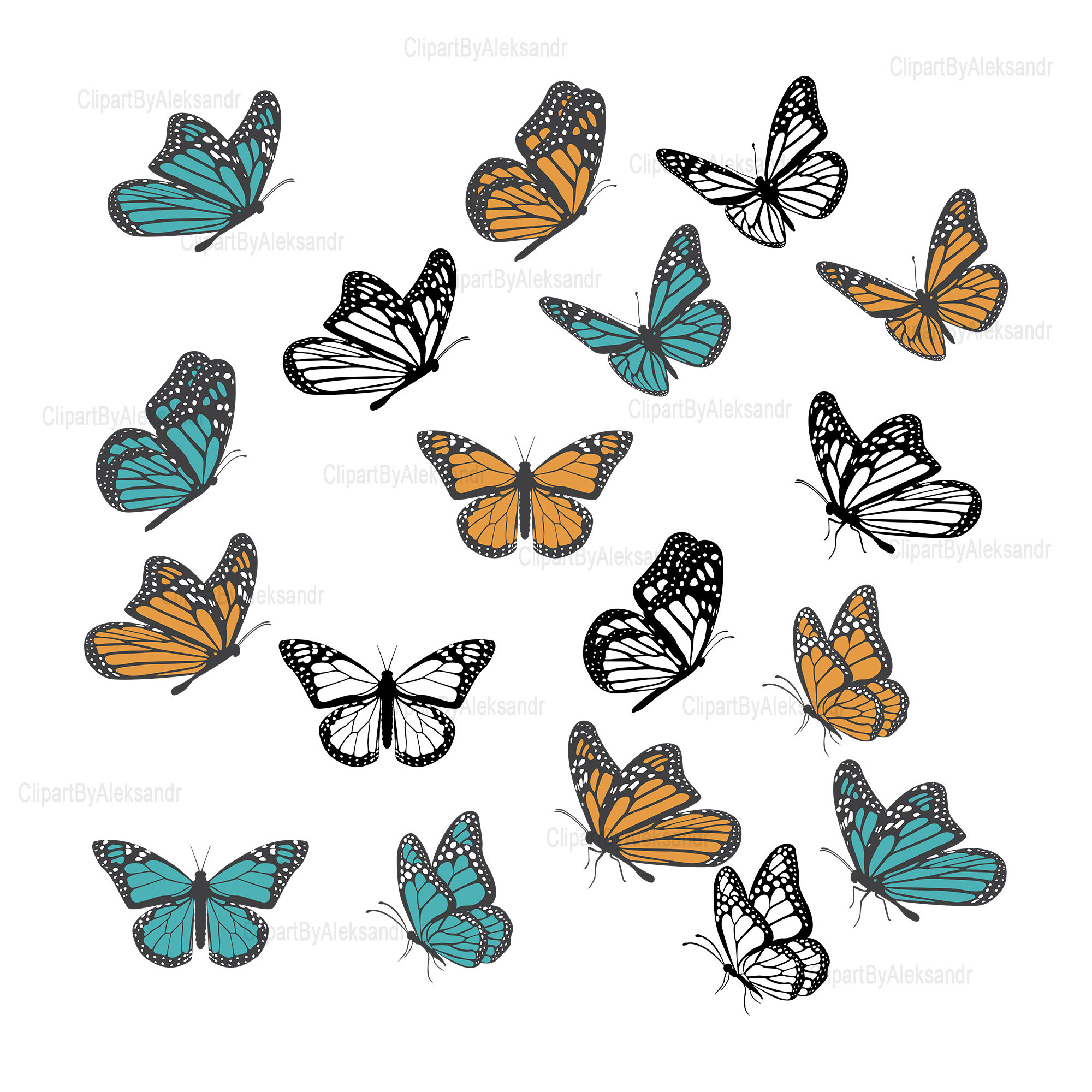 Download Bbutterfly svg monarch butterfly svg simple butterfly svg ...