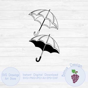 Umbrella svg, Umbrella png, Umbrella clipart, Simple umbrella svg