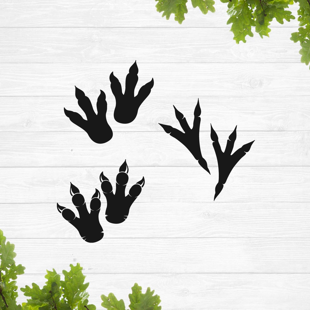 Dinosaur Footprint Svg, Dinosaur Track Svg, Dinosaur Feet Svg, Dinosaur