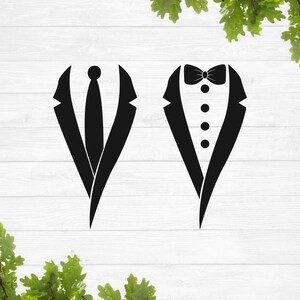 Tuxedo with bow tie svg, Wedding tuxedo svg, Tuxedo shirt, Men's jackets svg, Wedding suits