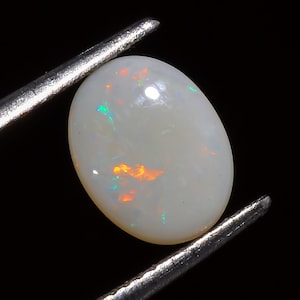Natural Australian Opal Gemstone Loose Cabochon Opal Jewelry Multi Fire Australian Opal October Birthstone Oval Australian Opal Gemstone