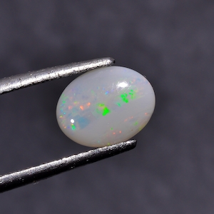 Natural Australian Opal Gemstone Loose Cabochon Opal Jewelry Multi Fire Australian Opal October Birthstone Oval Australian Opal Gemstone