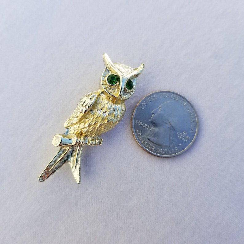 Vintage Owl Brooch Pin Lapel Pin / Bird Lover Pin Jewelry / Etsy