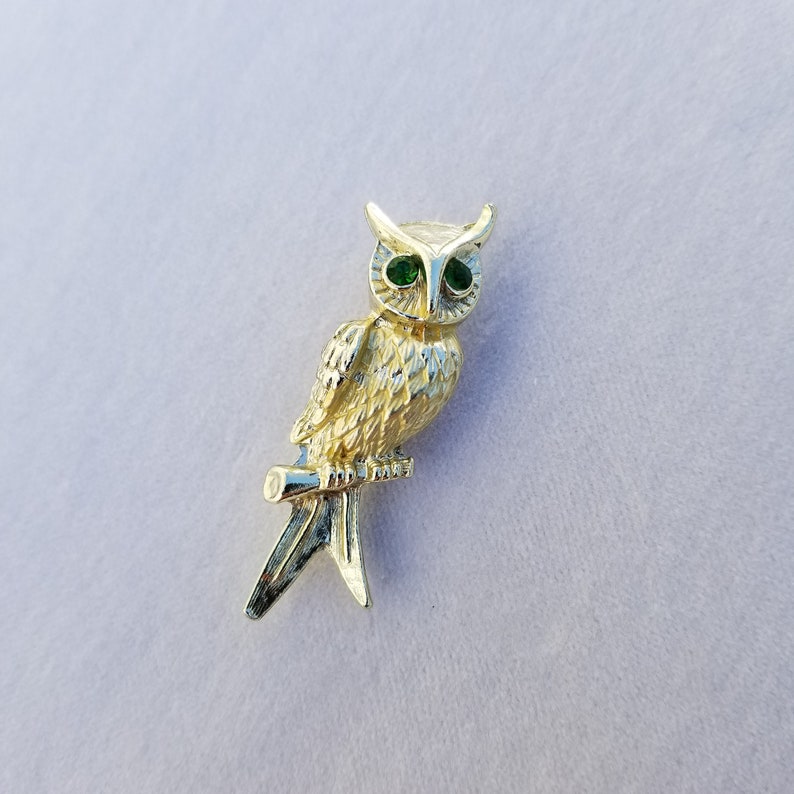 Vintage Owl Brooch Pin Lapel Pin / Bird Lover Pin Jewelry / Etsy