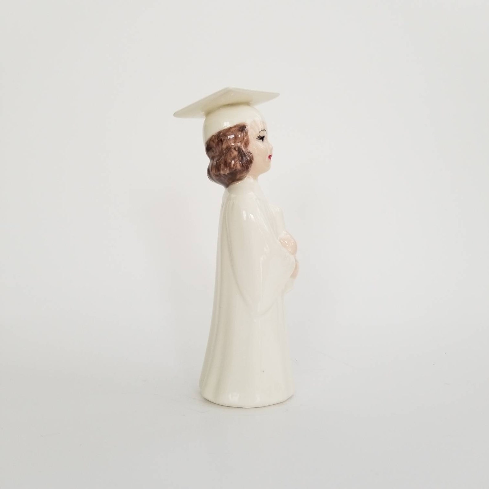 Vintage Female Graduate Figurine / Ceramic Graduation Statue / Etsy