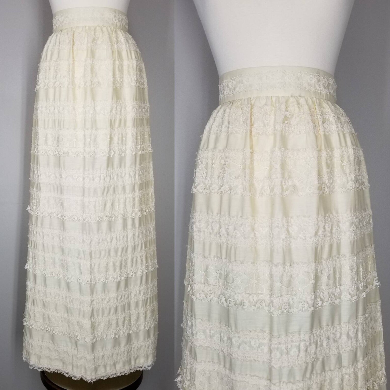 vintage lace maxi