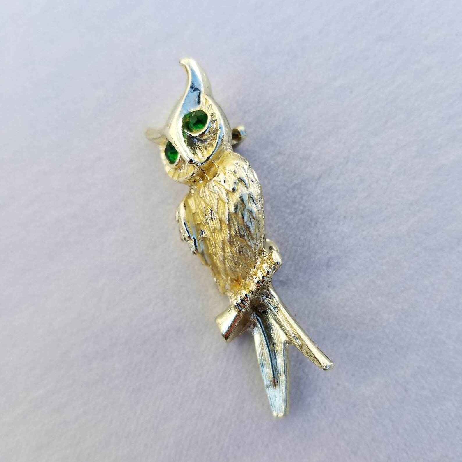 Vintage Owl Brooch Pin Lapel Pin / Bird Lover Pin Jewelry / Etsy