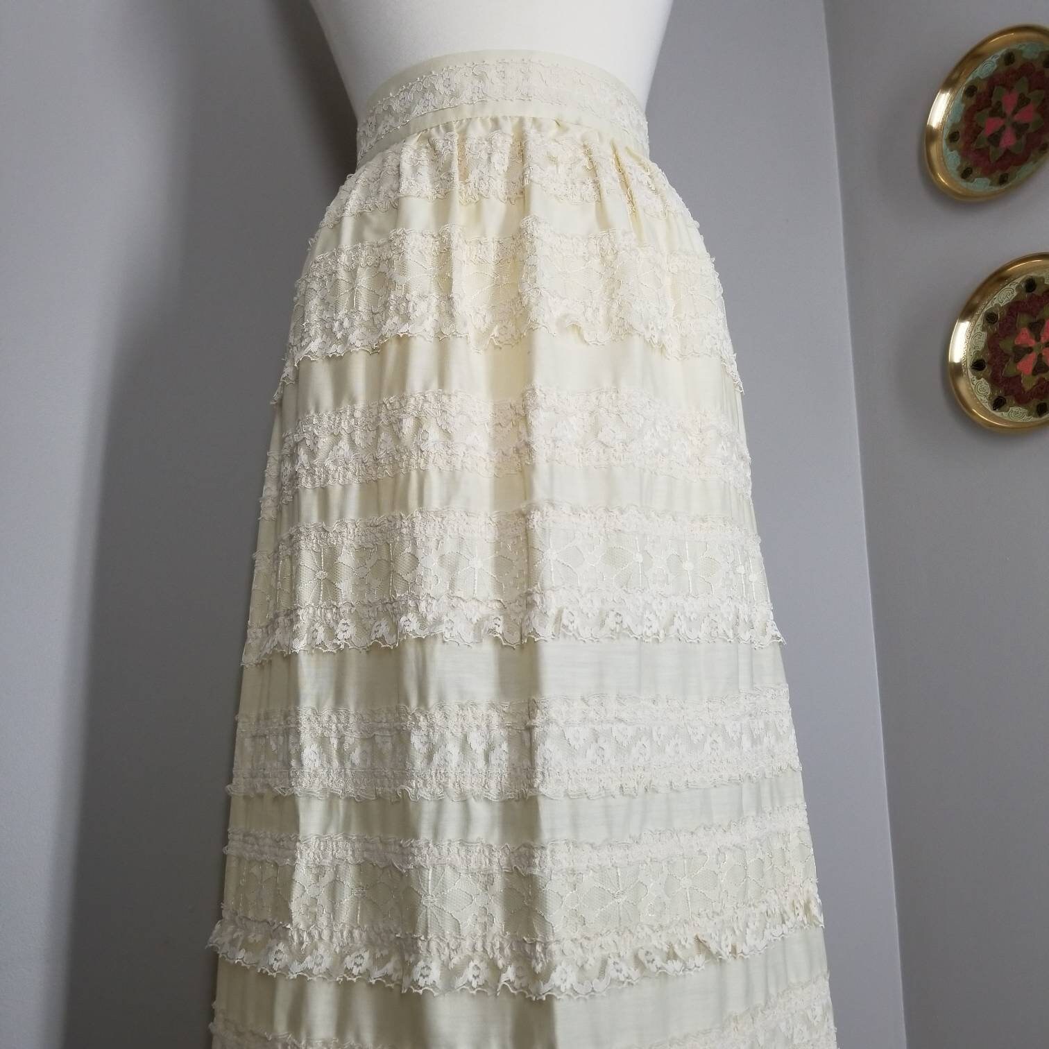vintage lace maxi