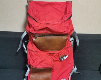 Vintage Backpack Backpack Mountain backpack Hiking backpack Big backpack for mountain hike Travel backpack Travel luggage backpack