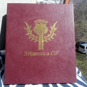 Vintage encyclopedia Britannica Old english encyclopedia Computer encyclopedia Video encyclopedia Laptop encyclopedia