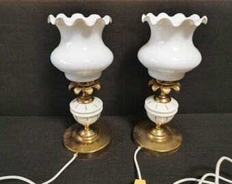 Night lamp Bedside lamp Vintage night lamp Retro lamps Set of 2 night lamps Bedroom lamps Bedside lamps Home decor lamps Set bedside lamps