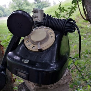 Vintage Rotary Phone Telephone Vintage Retro Home Telephone Old Rotary Telephone Office Decor Rotary Desk Phone Home decor