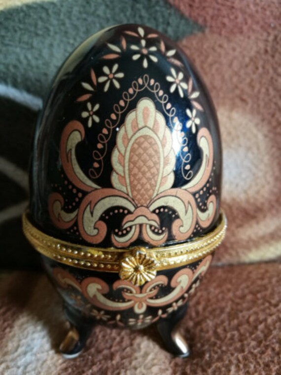 Jewelry box Faberge egg style Storage box Small jewel… Gem