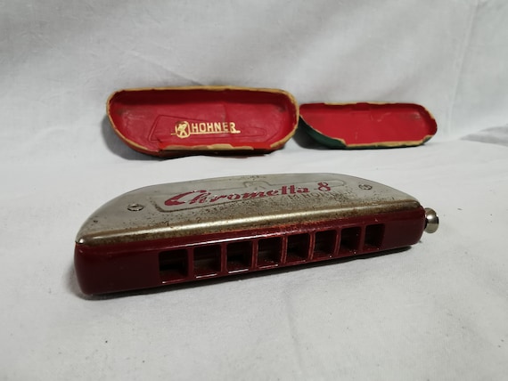 Harmonica HOHNER Chrometta 8 German Harmonic Vintage Harmonic