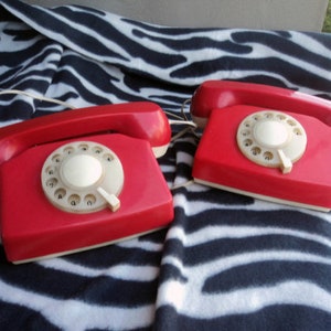 Vintage phone toy Toy telephone Collectible phone Rotary phone Dial phone Rotary Dial Telephone Pretend phone Old toy phone Gift for kids