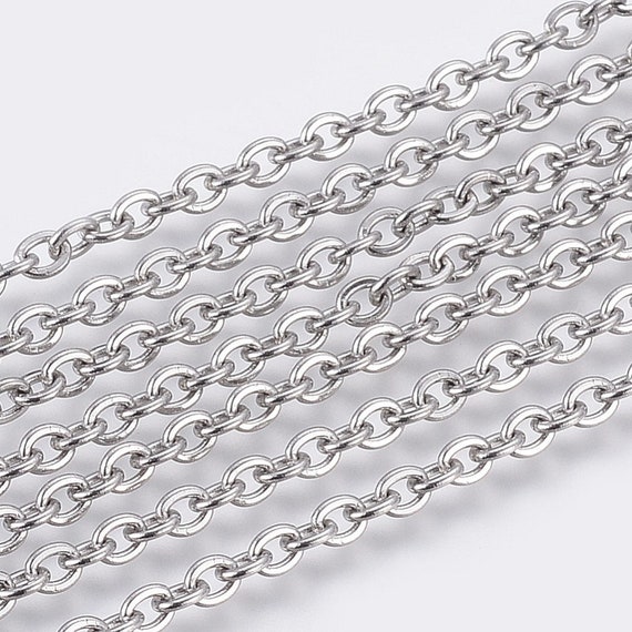 Stainless Steel Chain per Meter Etsy