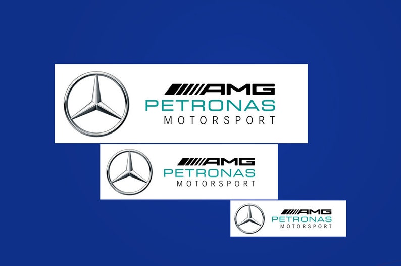 Mercedes F1 Sticker Motorsport AMG Petronas Logo Scuderia | Etsy