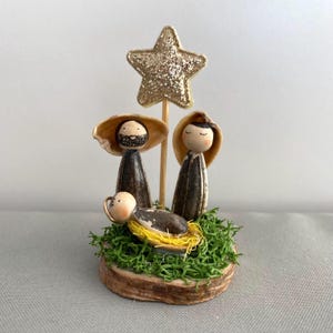 Recycled Nativity Scene