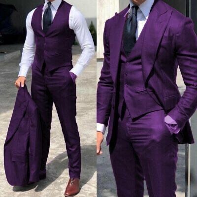 Buy Peter England Purple Slim Fit Self Pattern Three Piece Suit for Mens  Online  Tata CLiQ