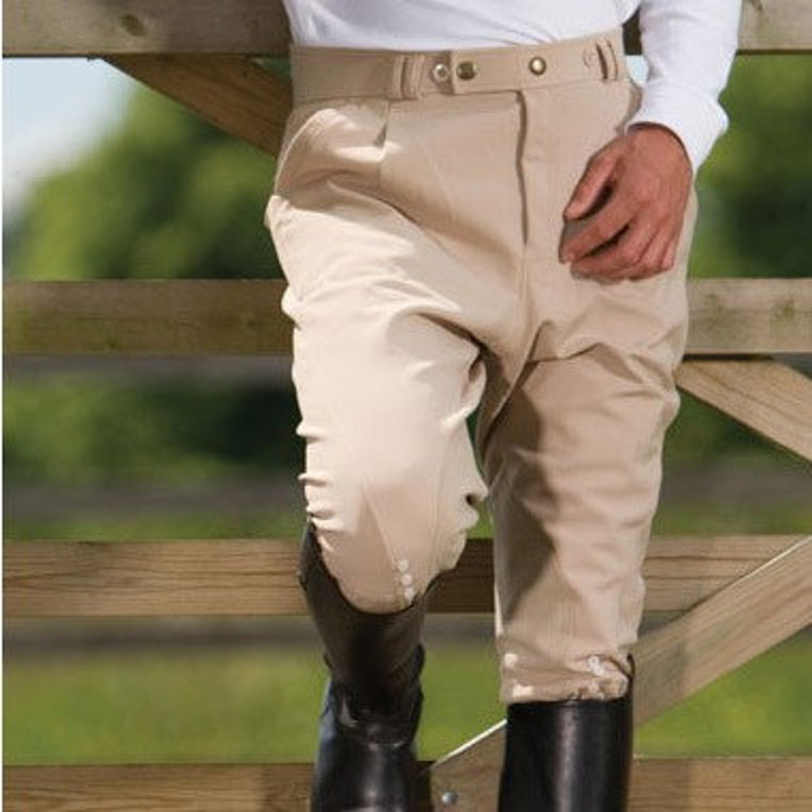 Hombres Breeches Jodhpuri Polo Pantalones Caballo Cabalgando | Etsy