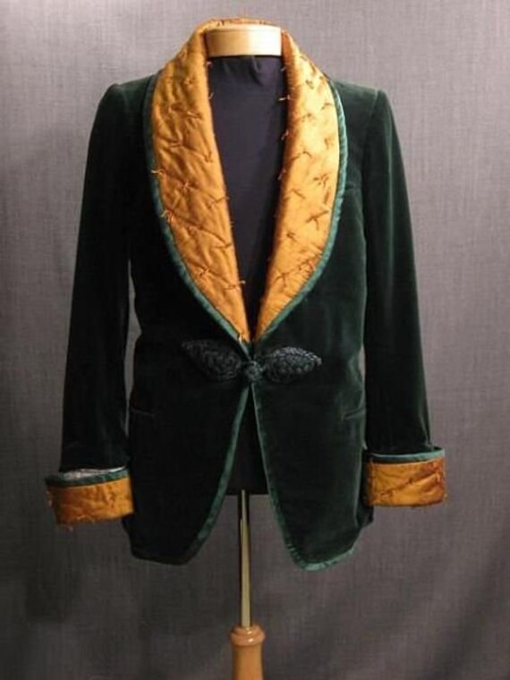 long smoking jacket