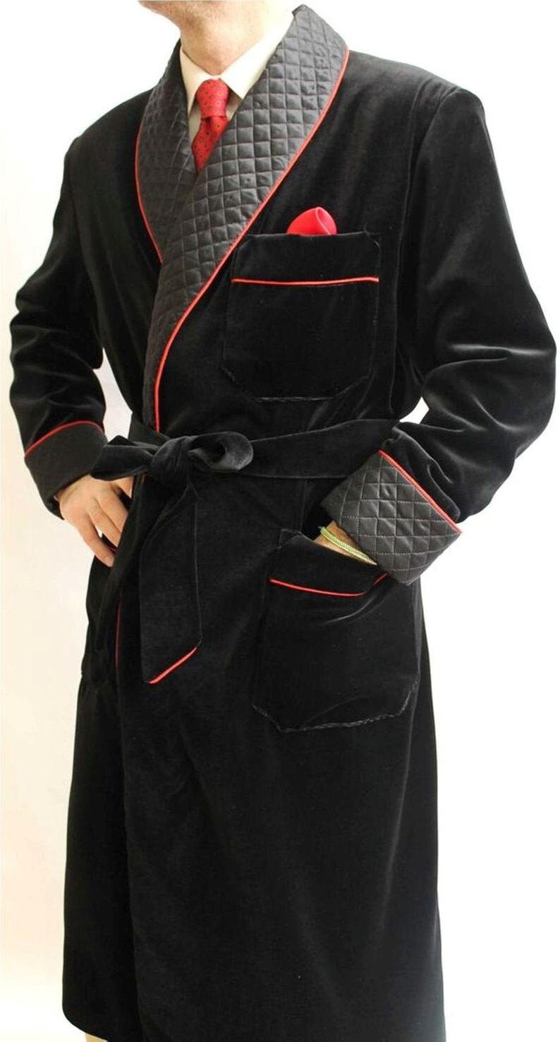 smoking jacket robe men