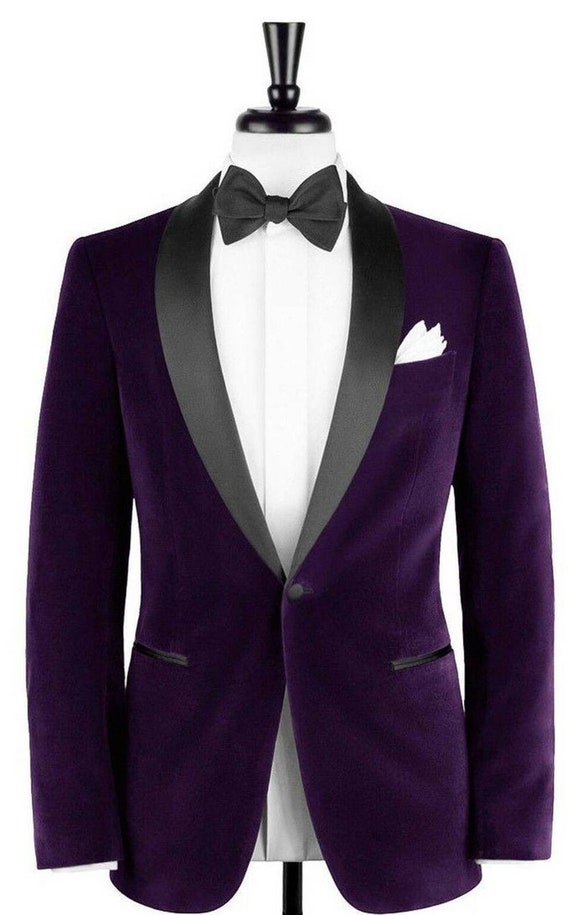 purple blazer men