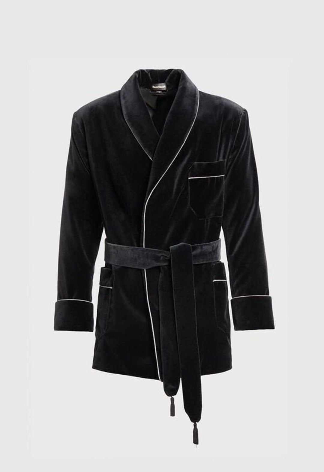Buy Luxury Smoking Jacket Robe for Men Velvet Quilted New Arrival