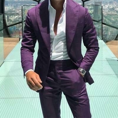 Men Suits Formal Summer Suit Linen 2 Piece Suit coat Pant - Etsy