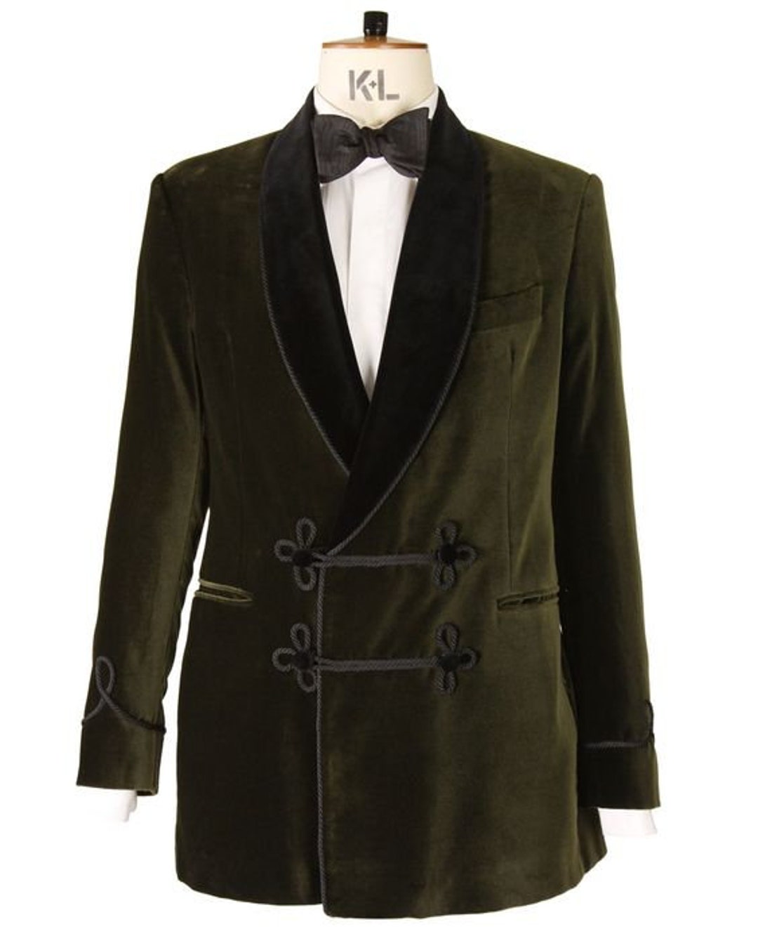 Men Velvet Smoking Jacket Robe New Arrival Satin Lapel Dinner - Etsy